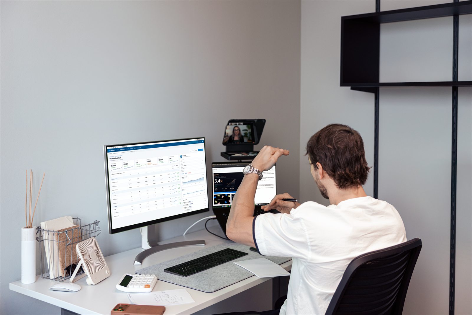 Videokonferenz am Schreibtisch mit Elgato Conferencing Kit Plus