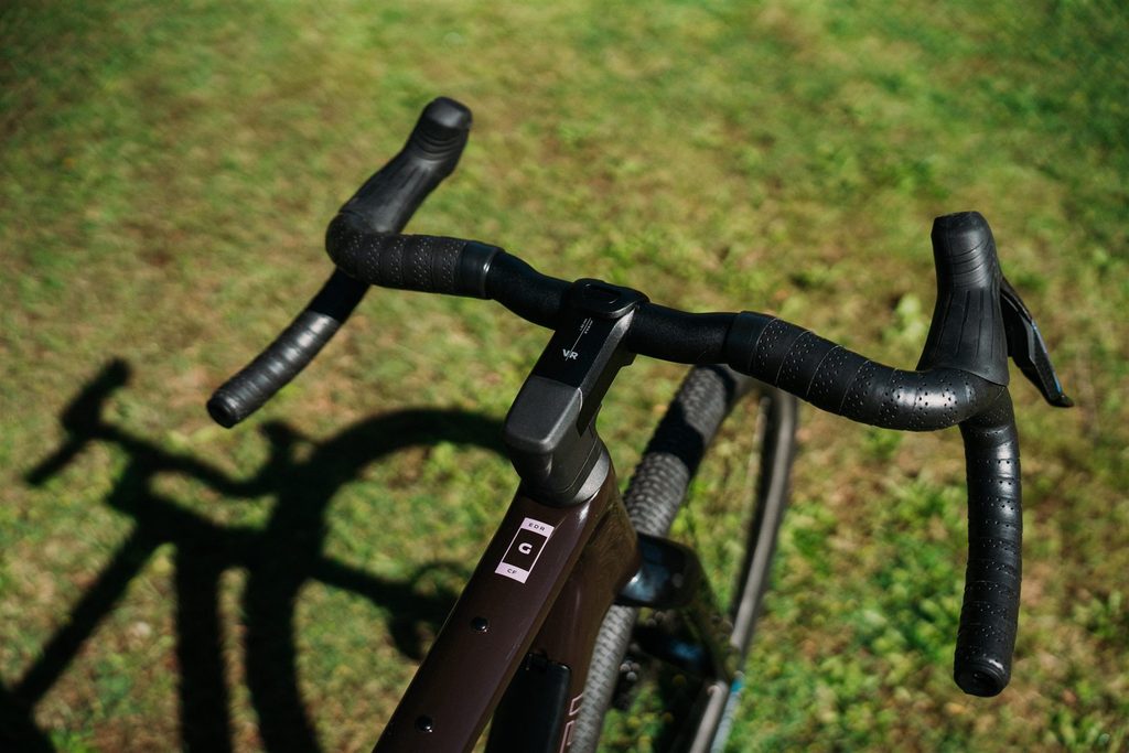 Cockpit und Lenker eines Van Rysel EDR-G